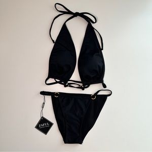 Two Piece String Swimsuit Large Size